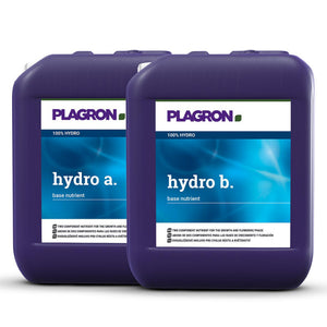 Plagron Hydro A&B Set | Two-Part Liquid Hydroponic Base Nutrient