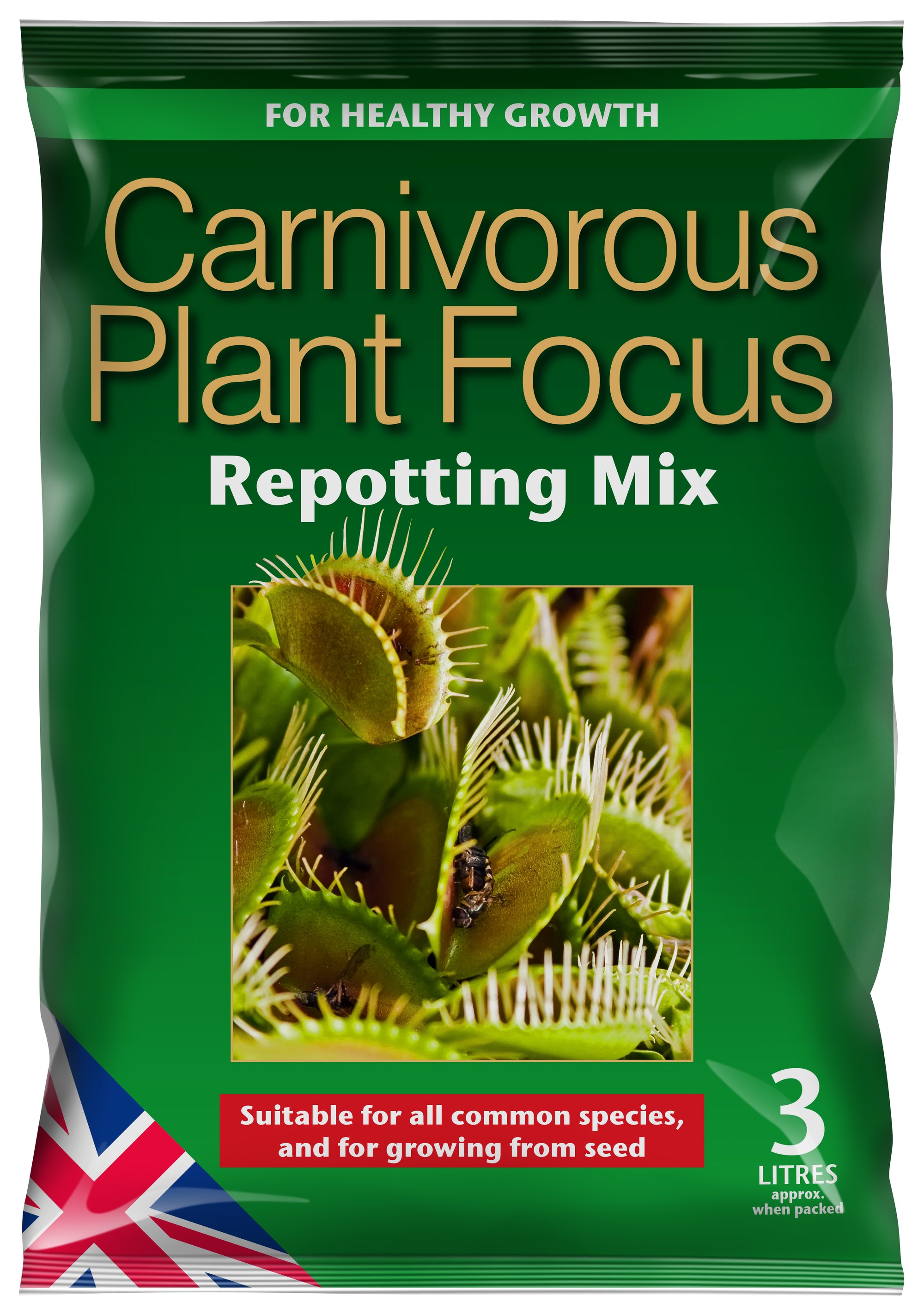 Growth Technology -Carnivorous Repotting Mix Repotting Mix New Larger 3L Size For 2022